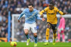 英超-马尔穆什破门塞梅尼奥建功 曼城2-0狼队结束连败