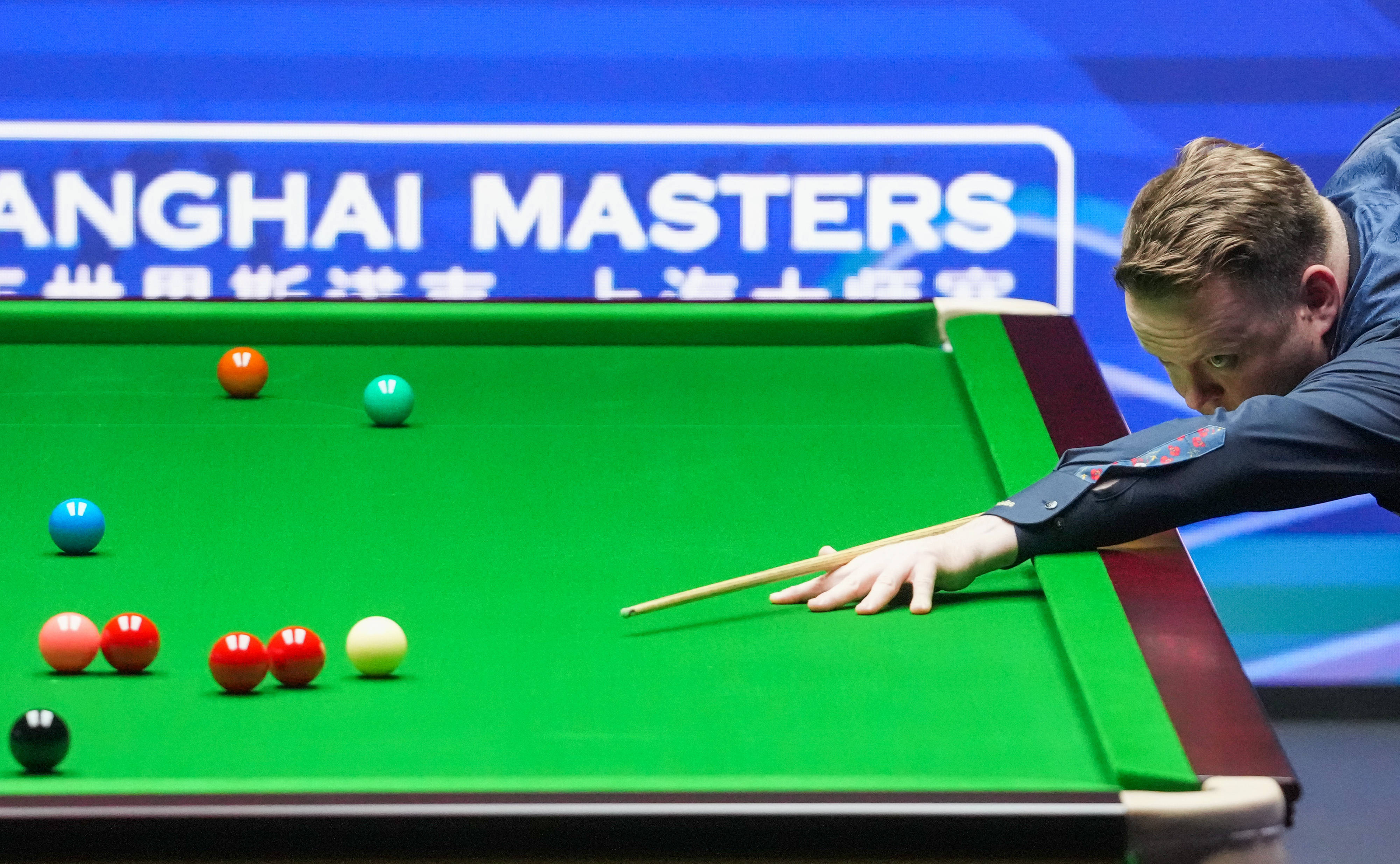 （体育）斯诺克——上海大师赛：墨菲战胜韩富源