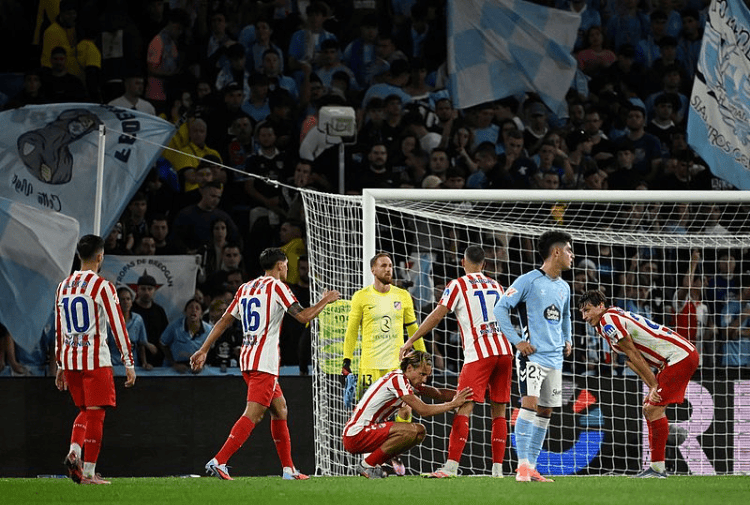 马德里竞技1-1塞尔塔 距榜首8分