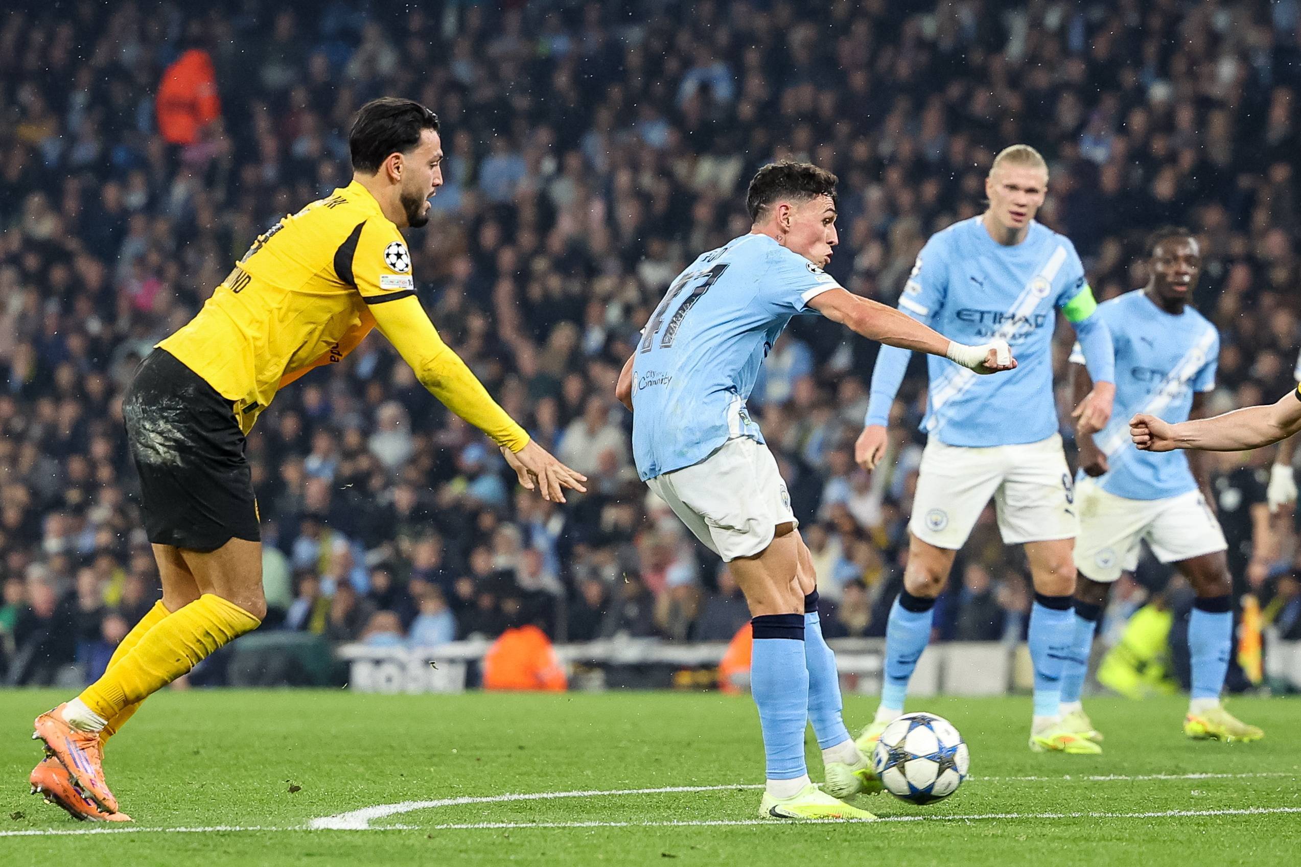 （外代二线）足球——欧冠联赛：曼城胜多特蒙德