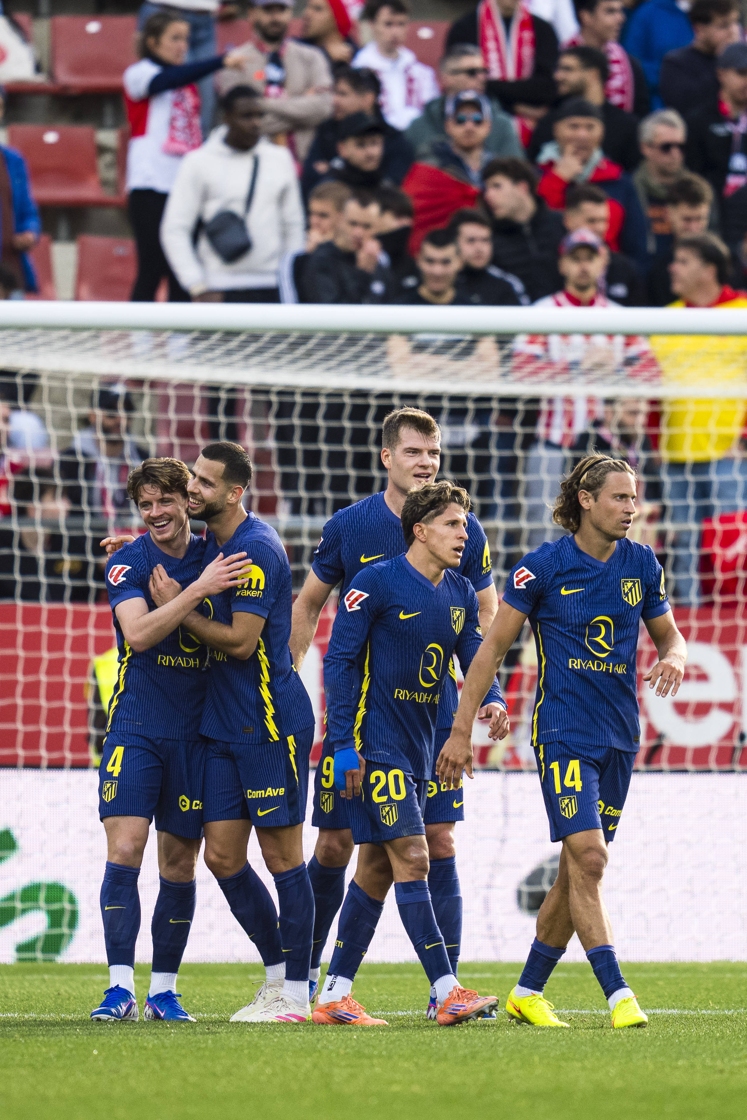 (体育)足球——西甲:赫罗纳不敌马德里竞技